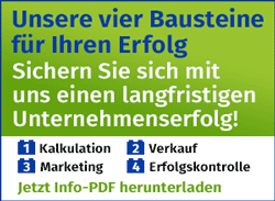 Unsere 4 Bausteine für Ihren Unternehmenserfolg!